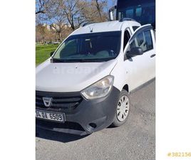 SAHIBINDEN DACIA DOKKER 1.5 DCI AMBIANCE 2013 MODEL İSTANBUL 280.000 KM BEYAZ - 38215634 | ARABAM.COM