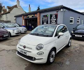 2016 FIAT 500 1.2 LOUNGE 3DR HATCHBACK PETROL MANUAL