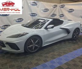 CORVETTE C8 STINGRAY CHEVROLET CORVETTE STINGRAY 3LT 2020 6.2 BENZYNA 495KM