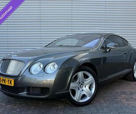BENTLEY CONTINENTAL GT - 6.0 W12 UNIEK NEDERLANDSE AUTO 110123 KM GEREDEN PERFECTE STAAT VOL OPTIES
