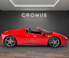 FERRARI 458 ITALIA SPIDER SPIDER FULLCAPRISTO EXHAUST CARBON/ IVA ESPOSTA