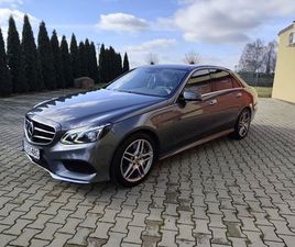 MERCEDES-BENZ W212 E 550 V8 PIĘKNY STRZEGOWA • OLX.PL