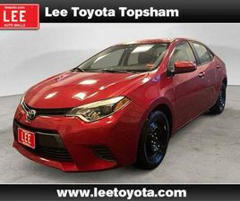 TOYOTA COROLLA USED 2016 TOYOTA COROLLA LE