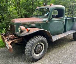 DODGE POWER WAGON 1947 DODGE POWER WAGON WDX