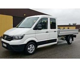 VOLKSWAGEN CRAFTER 2.0 TDI DUBBELHYTT 7-SITS CHASSI FLAK 3.5M