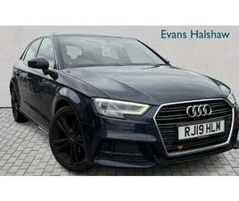 AUDI A3 30 TDI 116 S LINE 5DR S TRONIC 2019
