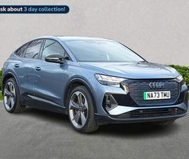 AUDI Q4 E-TRON SPORTBACK 210KW 45 82KWH BLACK EDITION 5DR AUTO
