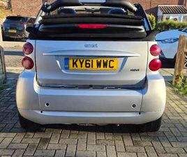 SMART, FORTWO CABRIO, CONVERTIBLE, 2011, SEMI-AUTO, 999 (CC), 2 DOORS