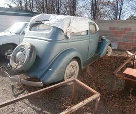 1935 FORD 2DR SLANT BACK, RUNS ALL ORIGINAL