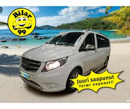 VITO TOURER MONIKÄYTTÖAJONEUVO (AF) 6OV 2143CM3 A * WEBASTO / PERUUTUSKAMERA / 9-PAIKKAA / KONJAKKINAHAT / BLUETOOTH *