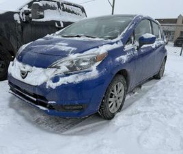 NISSAN VERSA NOTE NISSAN VERSA NOTE 2017 1.6 SV BLUETOOTH MAGS CAM DE RECUL 5 PORTES AUTO BA
