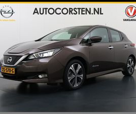 NISSAN LEAF NISSAN LEAF TEKNA 40KWH LEER BOSE®-HIFI APPLE CARPLAY ANDROID AUTO ADAP.CRUISE 360°CAMERA NAVI ECC STOEL+STUURVERWARMING KEYLESS DAB DODEHOEK DETECTOR RIJSTROOK