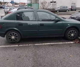 OPEL ASTRA 1,4 16V 66KW 90KS 2002G., 2002 GOD.
