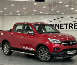 2018 (68) 2.2D SARACEN PICKUP DOUBLE CAB 4DR DIESEL MANUAL 4WD EURO 6 (181 PS)