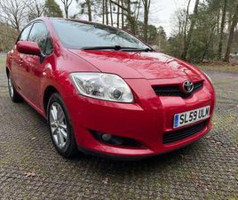 2009 TOYOTA AURIS 1.33 DUAL VVTI TR 5DR HATCHBACK PETROL MANUAL