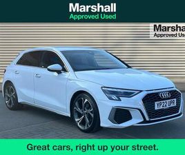 AUDI A3 SPORTBACK 35 TFSI 1.5 TFSI 35 S LINE SPORTBACK S TRONIC EURO 6 (START/STOP) 5DR