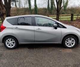 NISSAN NOTE ACENTA SILVER MANUAL PETROL, 2014