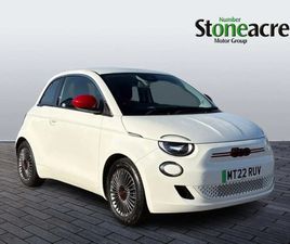 2022 FIAT 500 ELECTRIC 70KW RED 24KWH 3DR AUTO