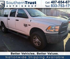 USED 2017 RAM 3500 TRADESMAN CREW CAB 4X4 6’4’ BOX