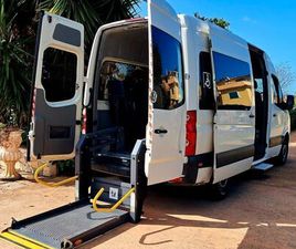 VOLKSWAGEN CRAFTER VW 9 POSTI TETTO ALTO TRASPORTO DISABILI PEDANA ELETTROIDRAULICA