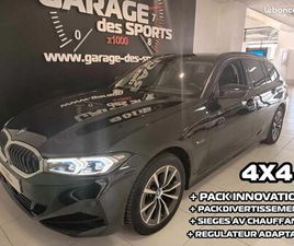 BMW TOURING 320E XDRIVE 204 CH BVA8 BUSINESS DESIGN (4X4) + RÉGULATEUR ADAPTATIF + SIÈGES AV CHAUFFANTS + PACK INNOVATION + PACK DIVERTISSEMENT + ...