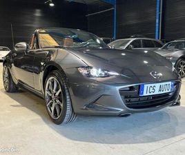 MAZDA MX-5 ND ST 2.0 SKYACTIV-G 184 SELECTION SERIE KINENBI - 1ERE MAIN - 12000 KM - INTÉRRIEUR COGNAC - CAPOTE BLEU - CAMERA - CARPLAY