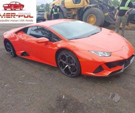LAMBORGHINI HURACAN EVO 2020 5.2L 5.2 BENZYNA 630KM
