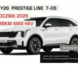 KIA SORENTO PRESTIGE LINE WERSJA MY2026, HEV 238KM AUTOMAT DOSTEPNY OD REKI