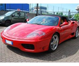 FERRARI 360 SPIDER F1 CON CRS E TARGA ORO ESENTE