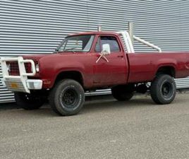 DODGE POWER WAGON DODGE W200 1977 LPG WEGENBELASTING VRIJ APK VRIJ 4X4 PICK UP — OLDTIMERS — MARKTPLAATS