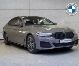 BMW SERIE 5 530E 2022 BMW 5 SERIES 530E M SPORT SALOON