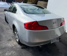G35 COUPE REAR WHEEL DRIVE IN GREAT CONDITION AND LOW MILEAGE .