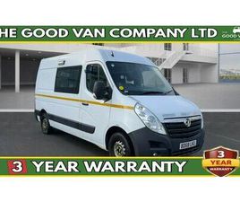 VAUXHALL MOVANO 2018 VAUXHALL MOVANO 2.3CDTI L2H2 F3500 (130PS)(EU6) BITURBO PANEL VAN