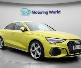 AUDI A3 BERLINE 30 TFSI AUDI A3 1.0 TFSI 30 S LINE SALOON 4DR PETROL S TRONIC EURO 6 (S/S) (110 PS) ALL WHEEL DRIVE,LEATHER SEATS SALOON 2024, 27050 MILES, £21000 - 33199623 - EXCHANGE