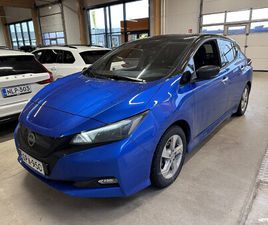 NISSAN LEAF 40KWH ** ADAPT. VAKKARI / LÄMPÖPUMPPU / 360° / PUOLINAHAT / KEYLESS / BLIS / RATINLÄMMITYS / NAVIGOINTI **