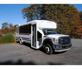 2012 FORD F550 ELDORADO 14 PASS BUS WHEEL CHAIR LIFT V10 GAS LOW MILES