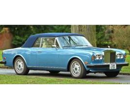 ROLLS-ROYCE CORNICHE 6.8 CABRIOLET, UNIEKE KLEUR SUPER STRAK — ROLLS-ROYCE — MARKTPLAATS