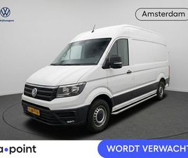 VOLKSWAGEN CRAFTER 35 2.0 TDI L3H3 COMFORTLINE EURO VI 140 PK AUTOMAAT | VERLENGDE GARANTIE | NAVIGATIE | TREKHAAK | PARKEERSENSOREN | ACHTERUITRIJCAMERA | CRUI