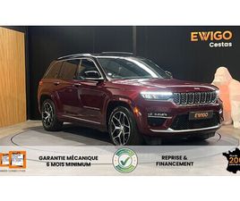 2.0 T 380CH 4XE HYBRID PHEV SUMMIT RESERVE AWD BVA / GARANTIE JEEP 06/26 / ENTRETIEN JEEP