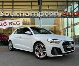 AUDI A1 1.0 TFSI 25 S LINE SPORTBACK 5DR PETROL MANUAL EURO 6 (START/STOP) (95 PS)