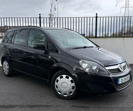 VAUXHALL ZAFIRA 1.7 DIESEL 7 SEATER 2012