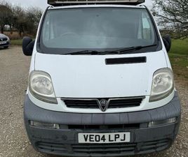 VAUXHALL, VIVARO, PANEL VAN, 2004, MANUAL, 1870 (CC)