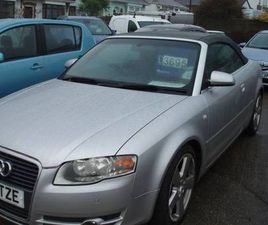 2006 56 AUDI A4 CABRIOLET 1.8T S LINE CONVERTIBLE 2DR PETROL MANUAL (206 G/KM, 1