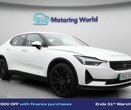 2022 POLESTAR POLESTAR 2 E PS2 (165KW) STANDARD SINGLE