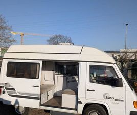 MERCEDES MB100 MB 100 LUNA WESTFALIA AUFSTELLDACH WOMO CAMPER TAUSCH