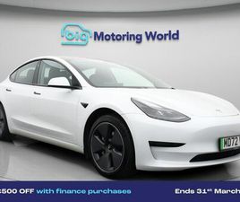 2023 TESLA MODEL 3 E RWD (241BHP)