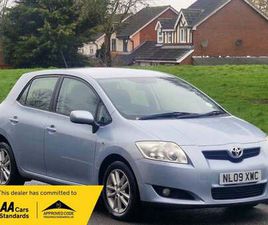 2009 TOYOTA AURIS 1.33 DUAL VVTI TR 5DR HATCHBACK PETROL MANUAL