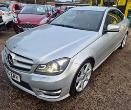MERCEDES-BENZ C CLASS C180 [1.6] BLUEEFFICIENCY AMG SPORT 2DR AUTO COUPE 2013, 40000 MILES, £8795 - 33200579 - EXCHANGEANDMART.CO.UK