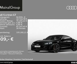 S E-TRON GT QUATTRO MATRIX HUD PANO B&O NAPPA