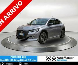 208 2ª SERIE GT LINE BLUEHDI 100 S/S - NEOPATENTATI